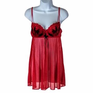 Inner Secrets red  lingerie